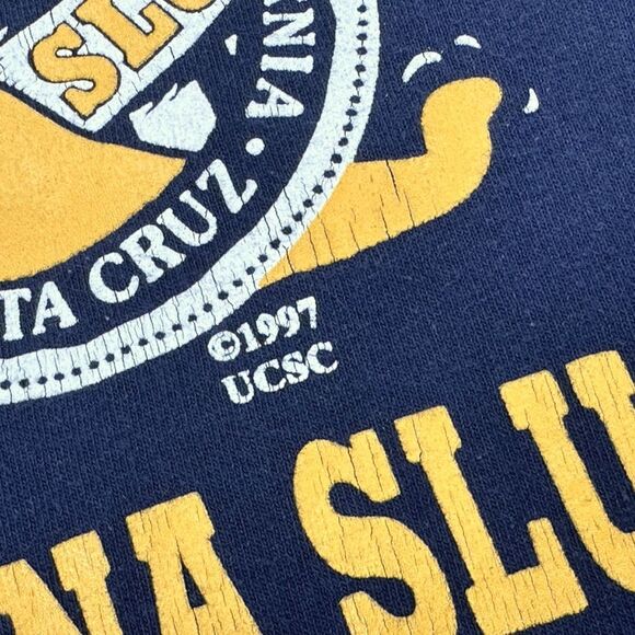 Vintage 1997 UC Santa Cruz Crew Neck Tee - Cut Tag - Picture 4 of 5